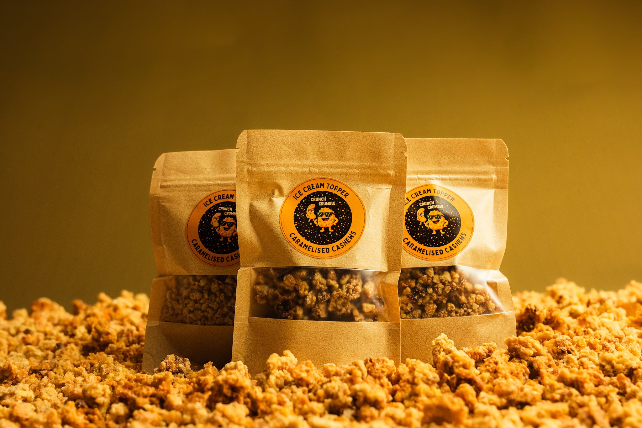 Crunch Crumble - Caramelised Cashews Dessert Topper