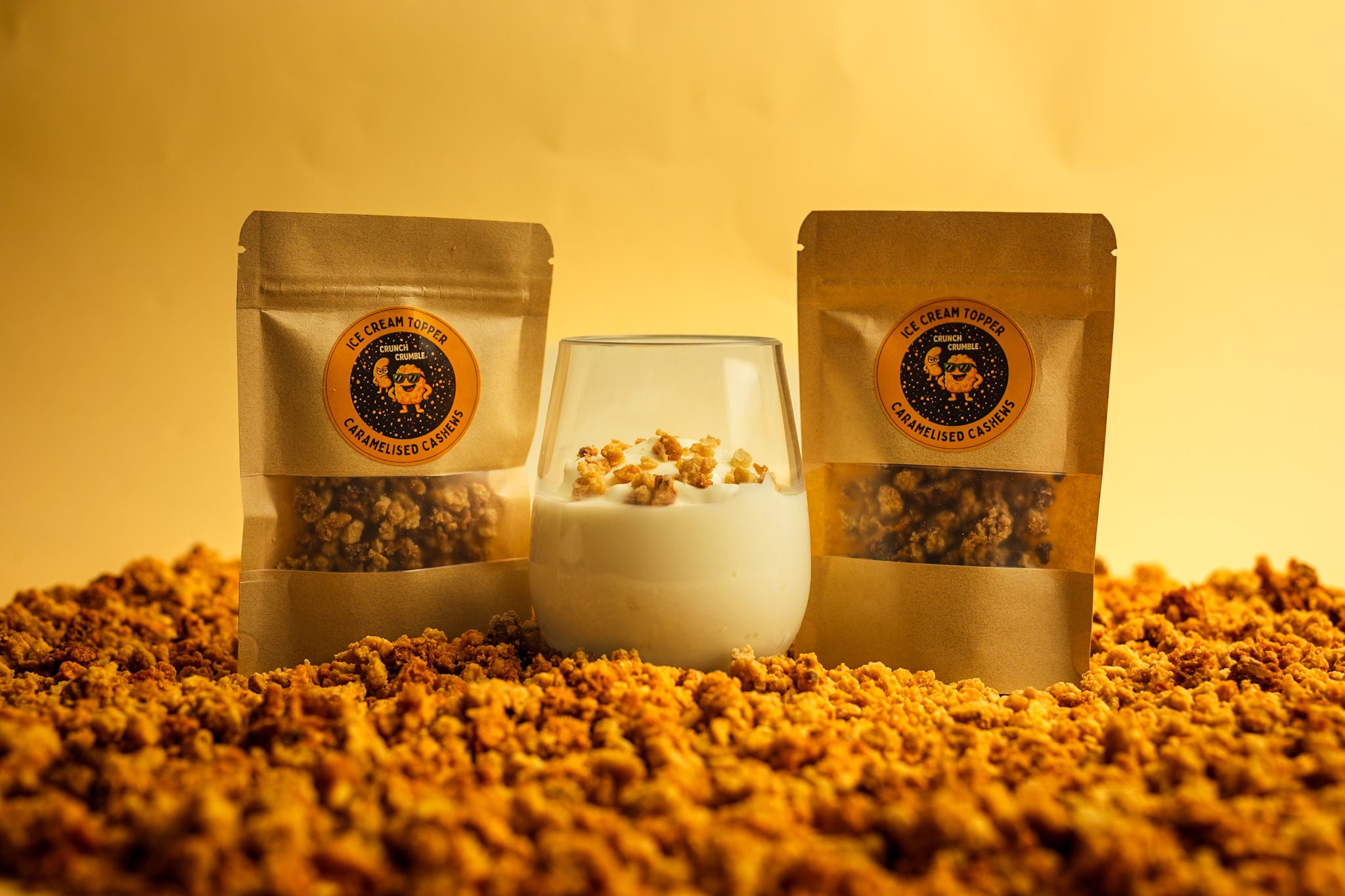 Crunch Crumble - Caramelised Cashews Dessert Topper