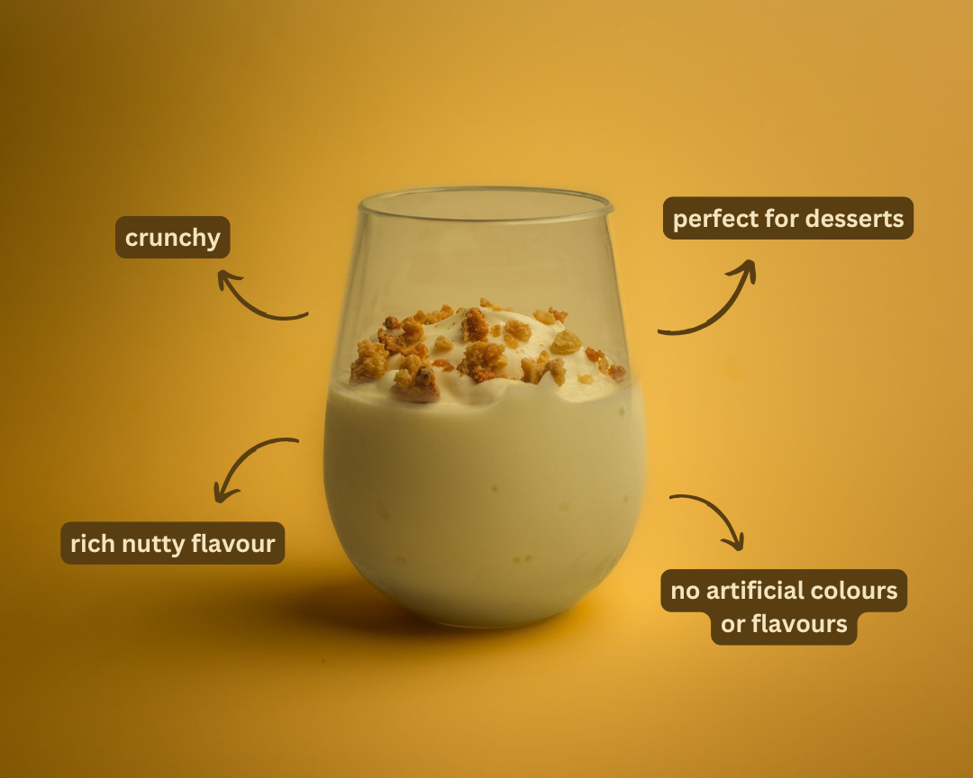 Crunch Crumble - Caramelised Cashews Dessert Topper